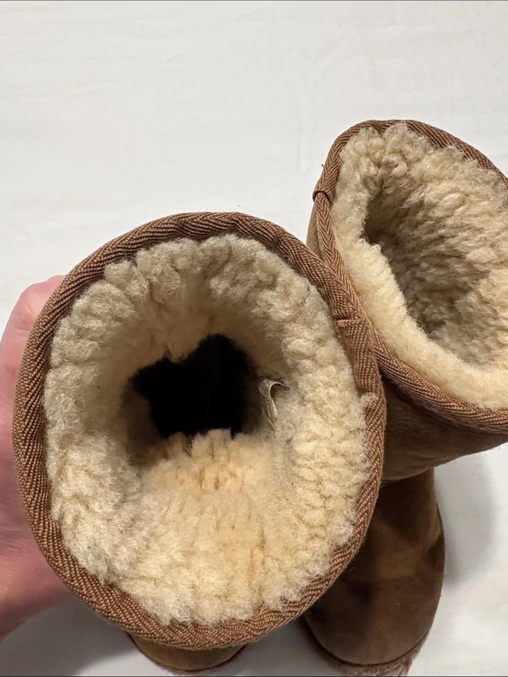 UGG Kids Chestnut Suede Shearling Boots